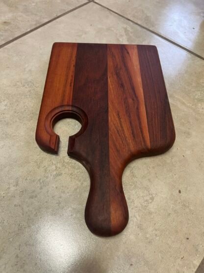 Teak Medium Wine/Cheese Tray 30cm x 18cm