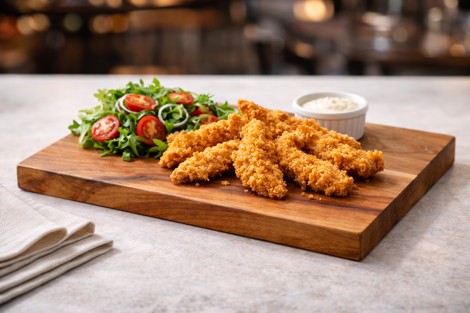 Kiaat Cutting Board 35cm x 30cm - Image 2