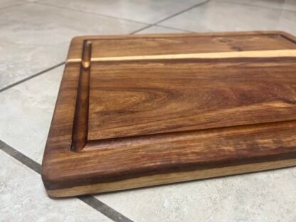 Kiaat Cutting Board 40cm x 30cm + Grooves - Image 2
