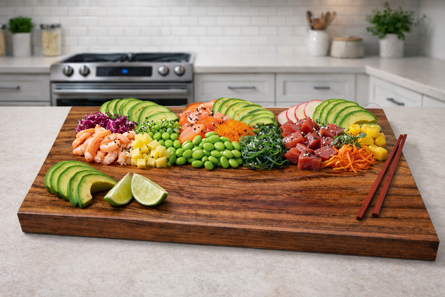 Teak Cutting Board 40cm x 25cm x 32mm - Image 2
