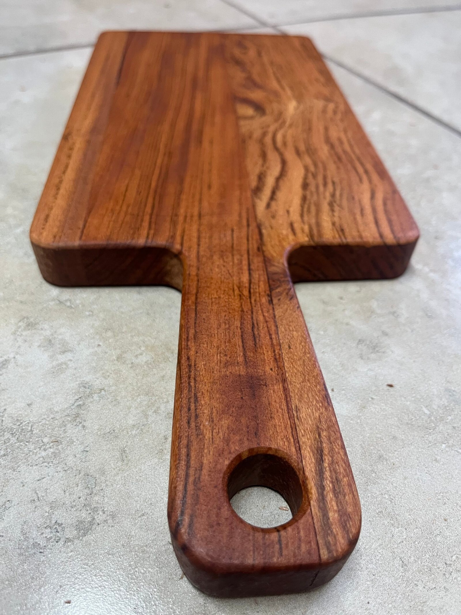 Teak Paddle Board 35cm x 15cm - Image 5