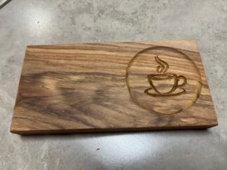 Kiaat Tea Station Board 20cm x 10cm