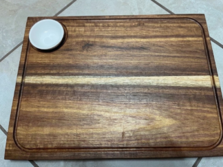 Kiaat Steak and Dip Board 40cm x 30cm WSC